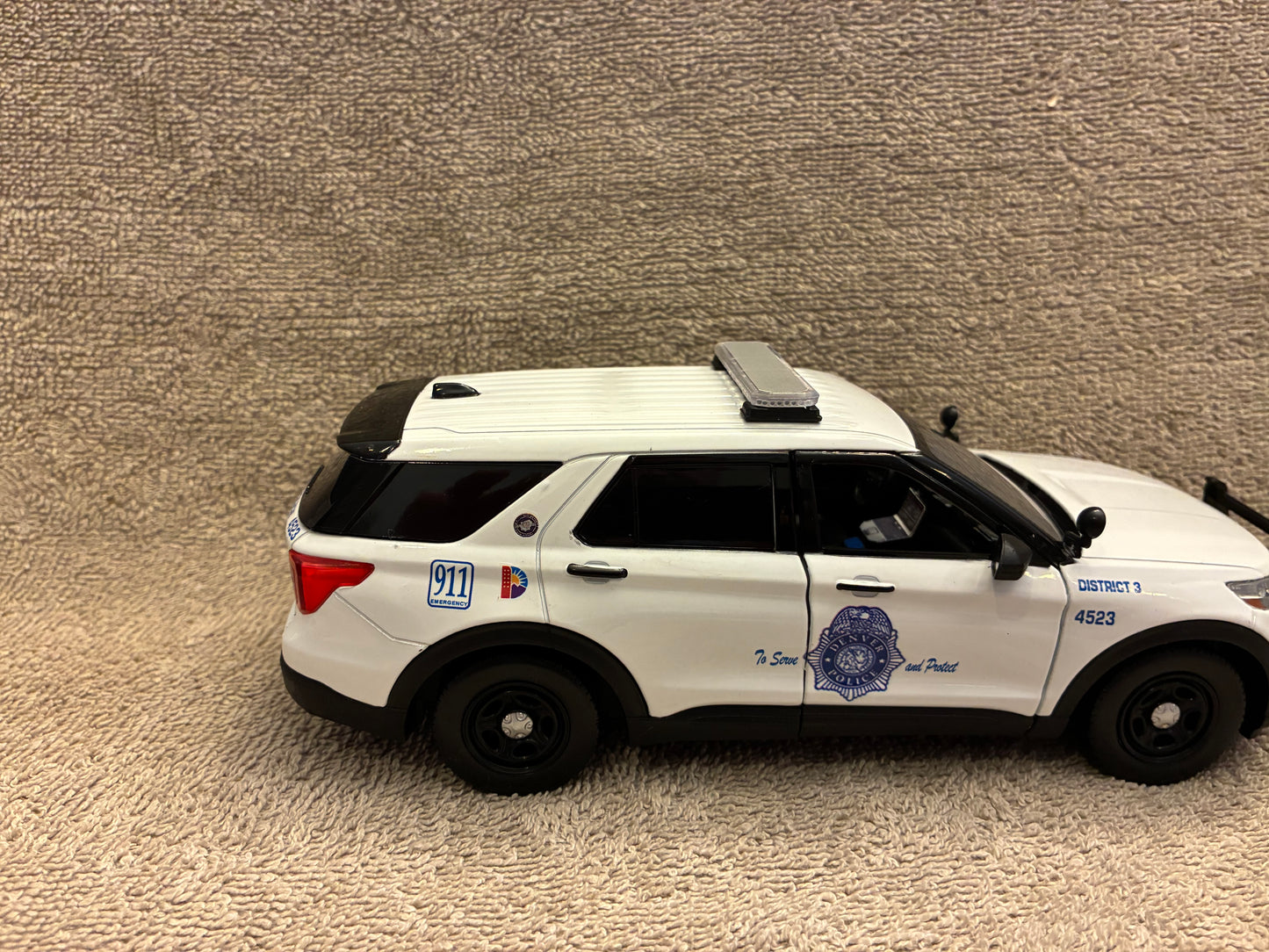 1/24 Scale 2022 Ford Explorer Denver Colorado Police Diecast Model Car – Custom Detailed DPD Graphics – By Badboys Creations – Non-Working