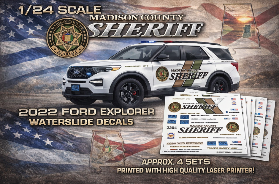 1/24 Scale Police Decals – BadBoys Creations