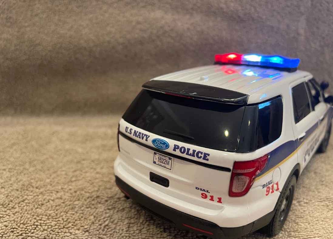 1/24 Scale 2015 Ford Explorer U.S. Navy Police Diecast Model Car – Factory Working Lights & Siren – Custom by Badboys Creations